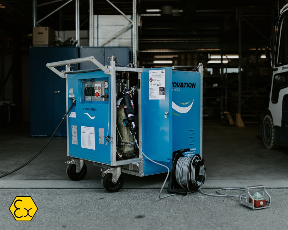 E Compressor, a complete breathing air system